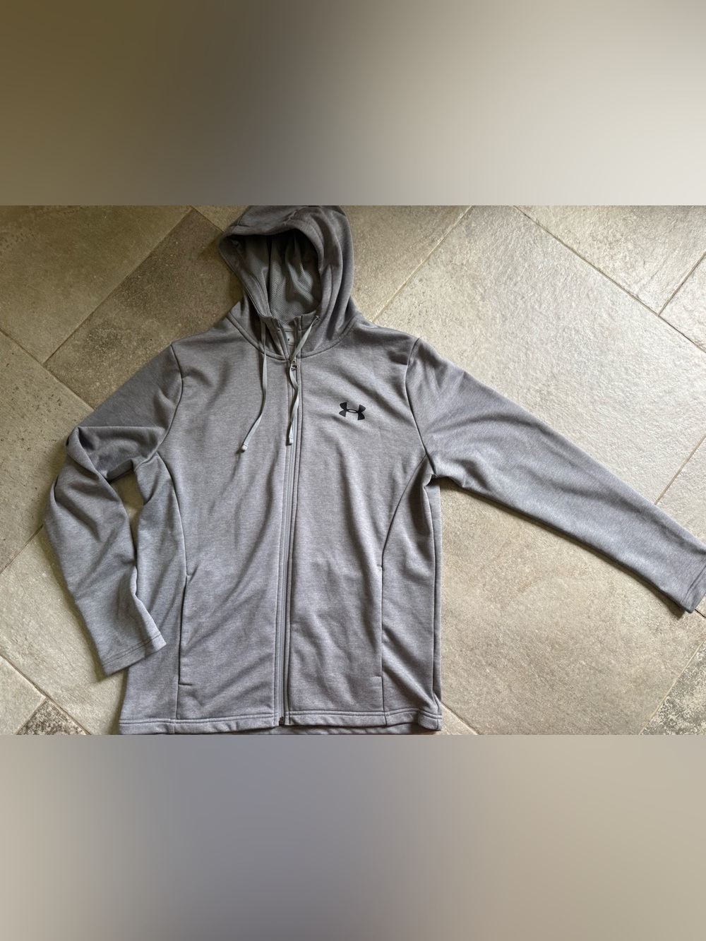 Under Armour Gray Full-Zip Performance Hoodie Jacket